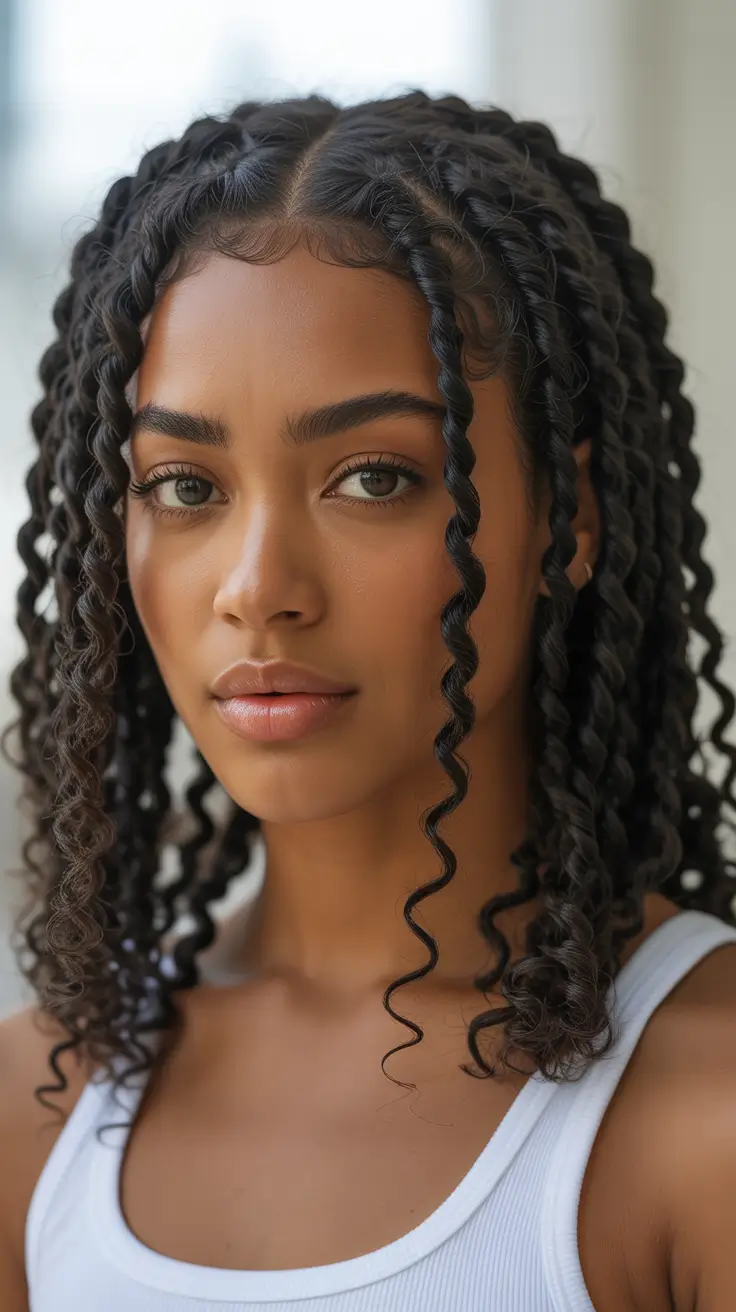 hairstyle black women 2026 Defined Twist Out Layers
