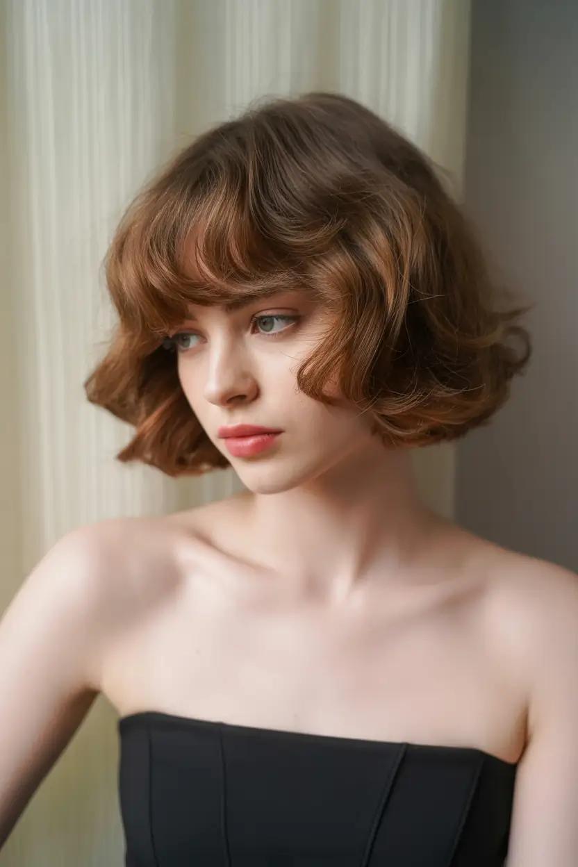 hairstyles ideas 2026 short curly bob revival