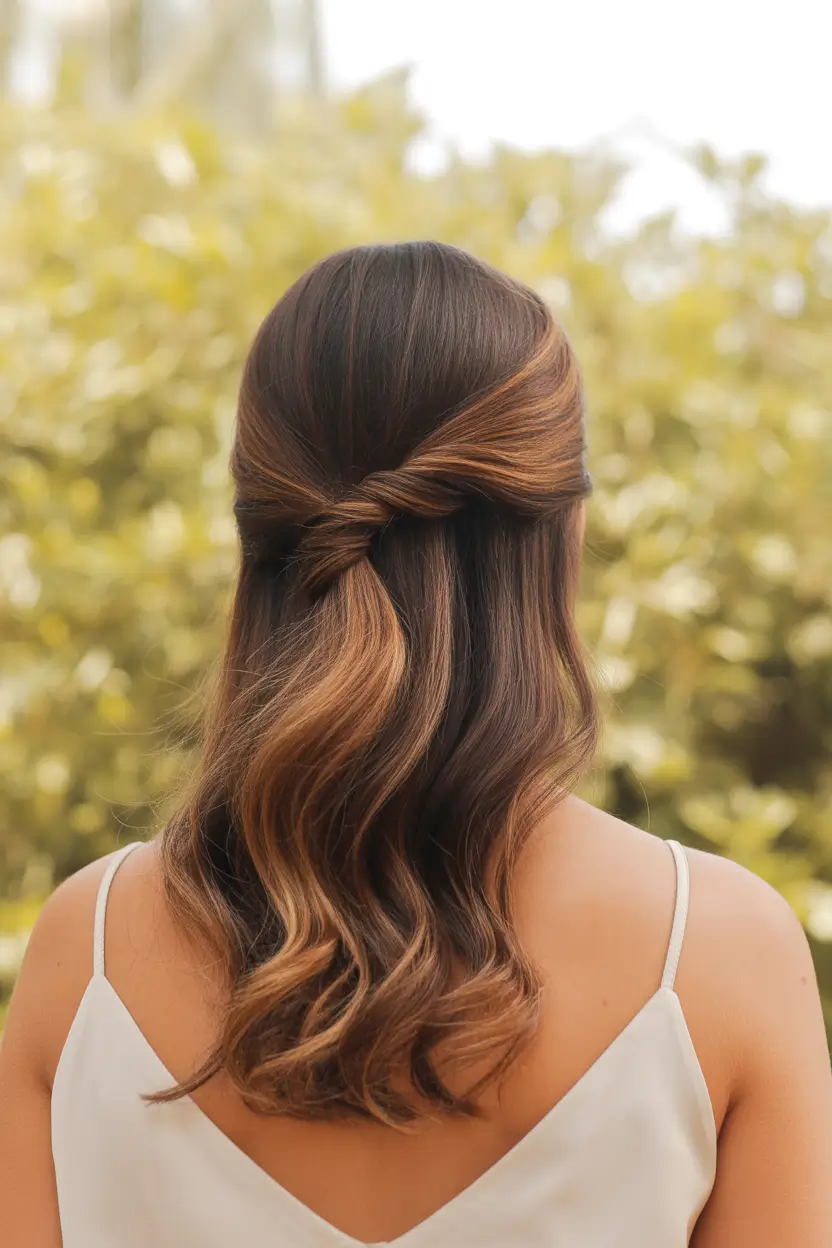 hairstyles ideas 2026 twisted half up charm