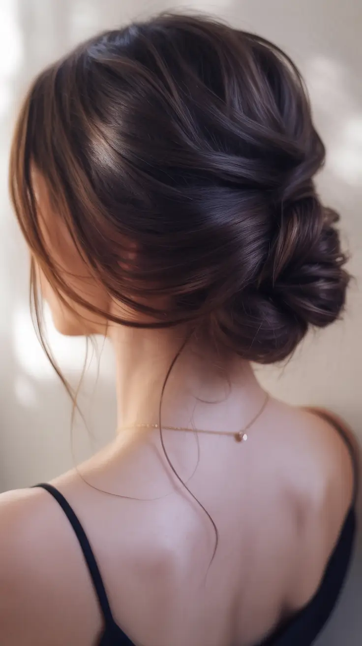 hairstyles ideas 2026 romantic tucked bun