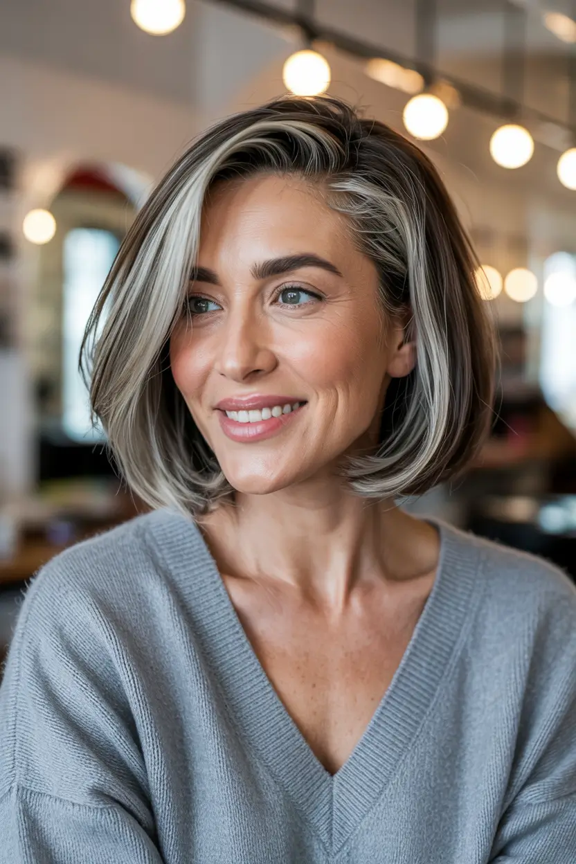 lob haircut 2026 Soft Blonde Grace