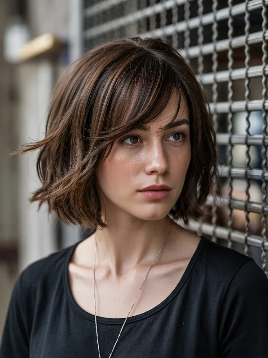 lob haircut 2026 Textured Shaggy Freedom