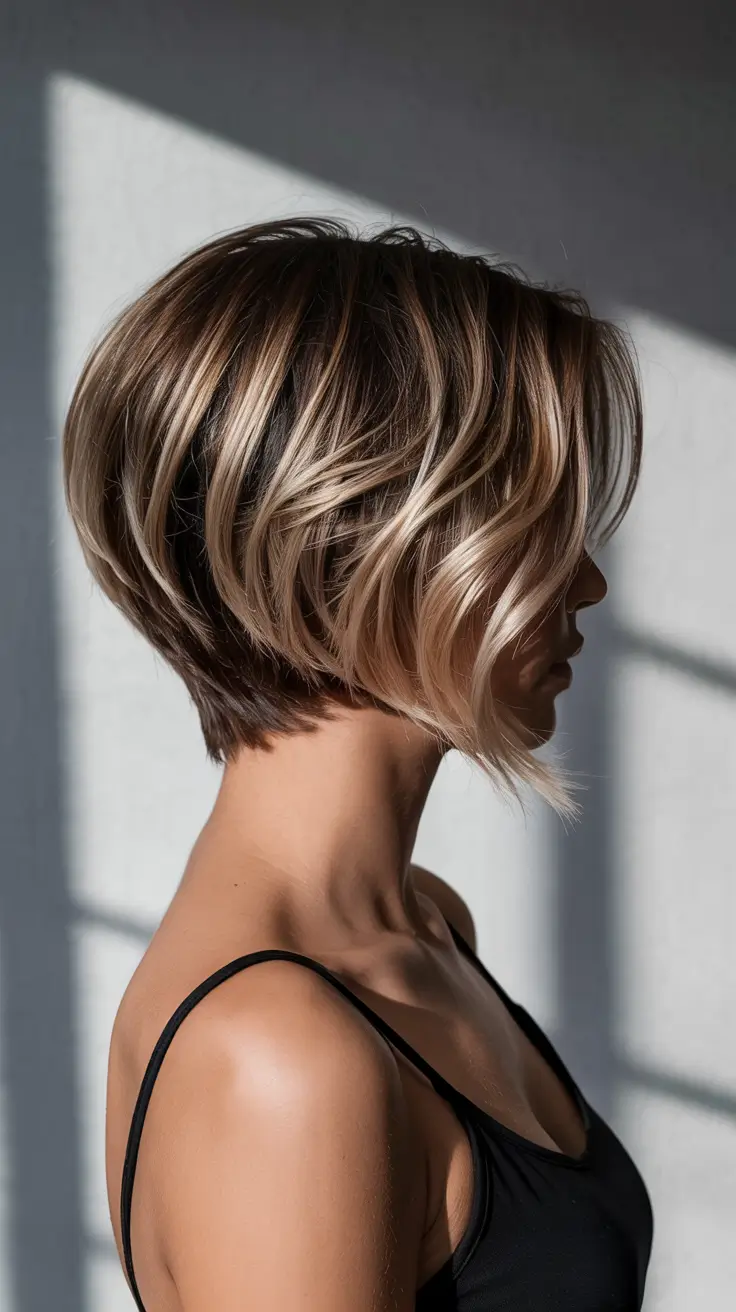 lob haircut 2026 Inverted Blonde Dimension