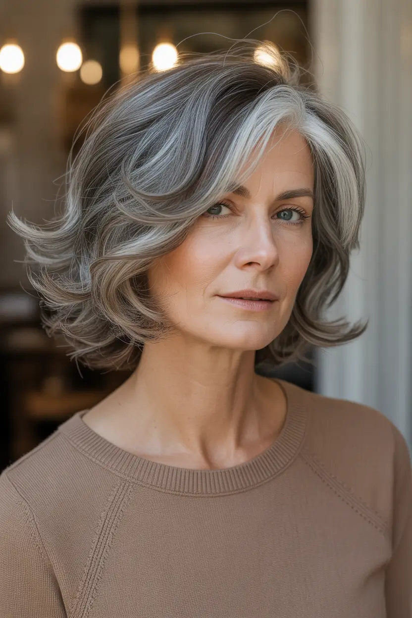 mid length haircut 2026 Refined Charcoal Dimension