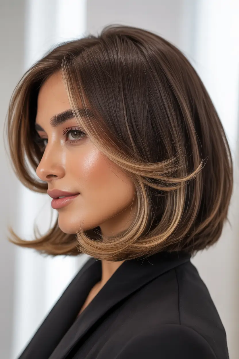 mid length haircut 2026 Face Framing Layers Revival