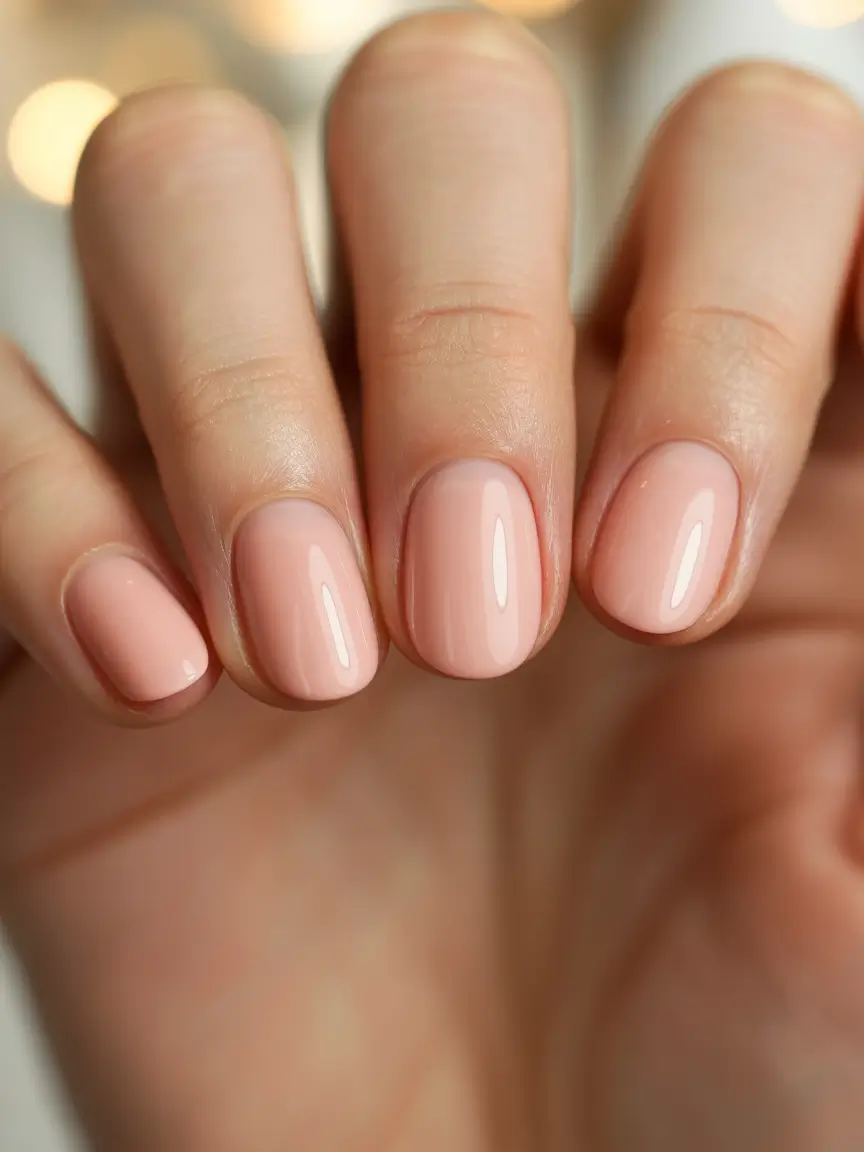 neutral nails 2026 Blush Neutral Gloss for a Soft Everyday Glow