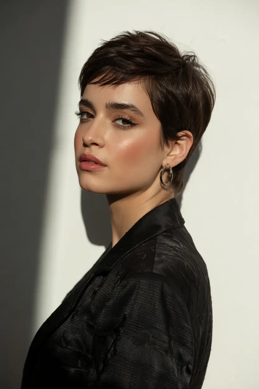 pixie haircut 2026 Chic Precision Crop