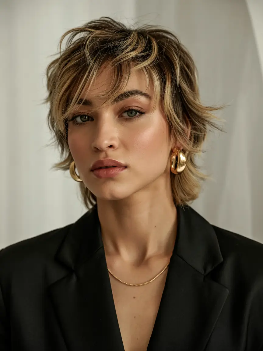 pixie haircut 2026 Soft Blonde Shaggy Pixie