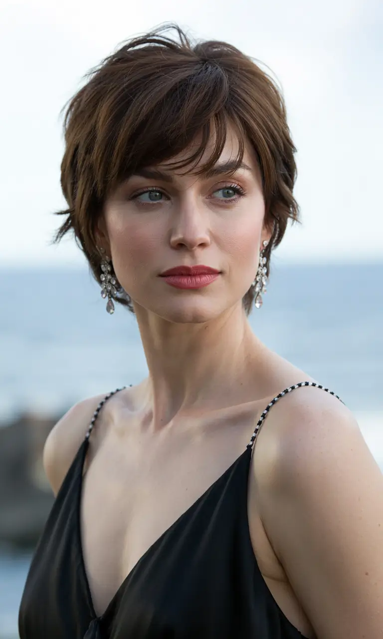 pixie haircut 2026 Romantic Layered Pixie