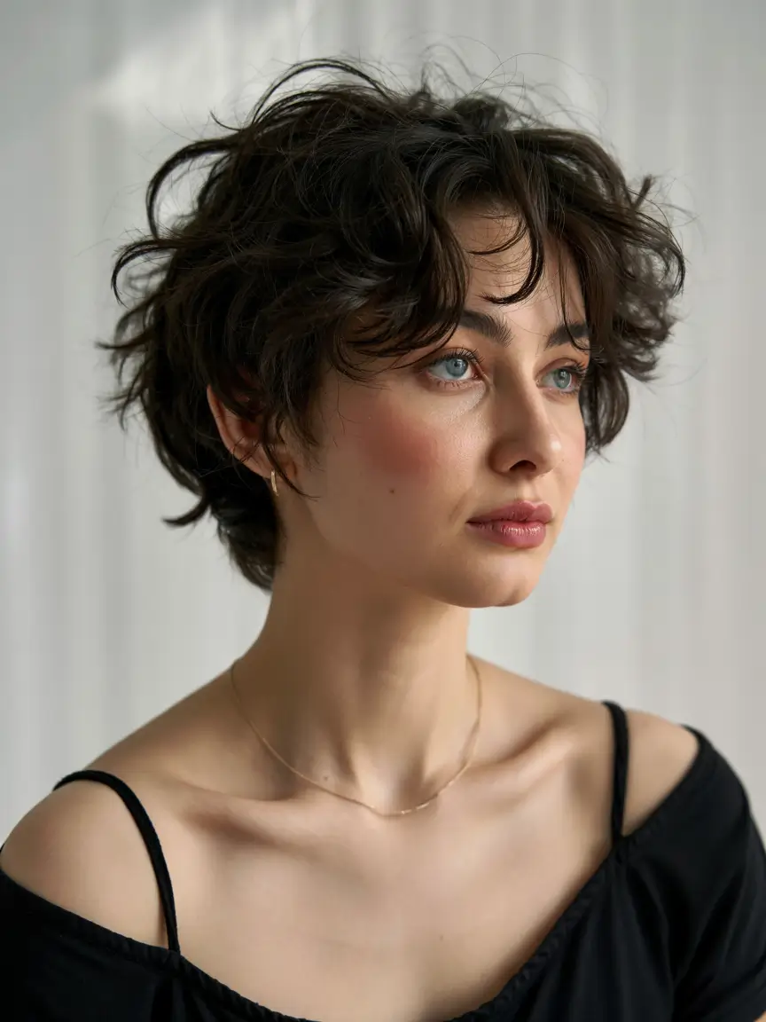pixie haircut 2026 Playful Curly Pixie