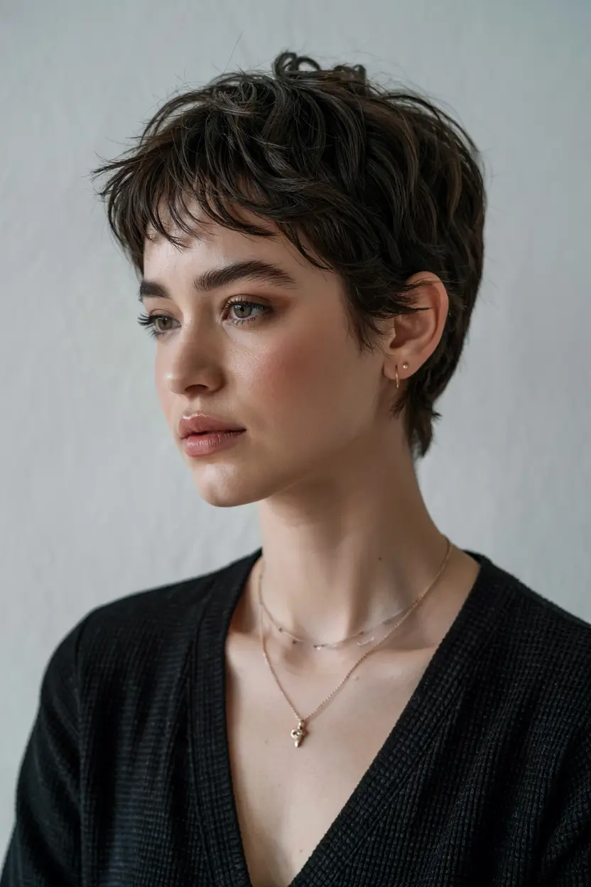 short haircuts for women Textured Pixie Confidence