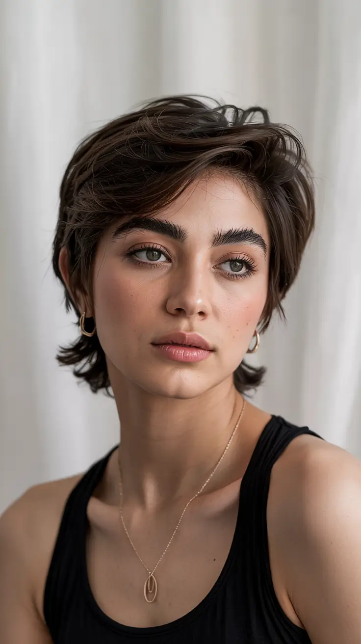 short haircuts for women wolf cut Effortless Modern Wolf Cut