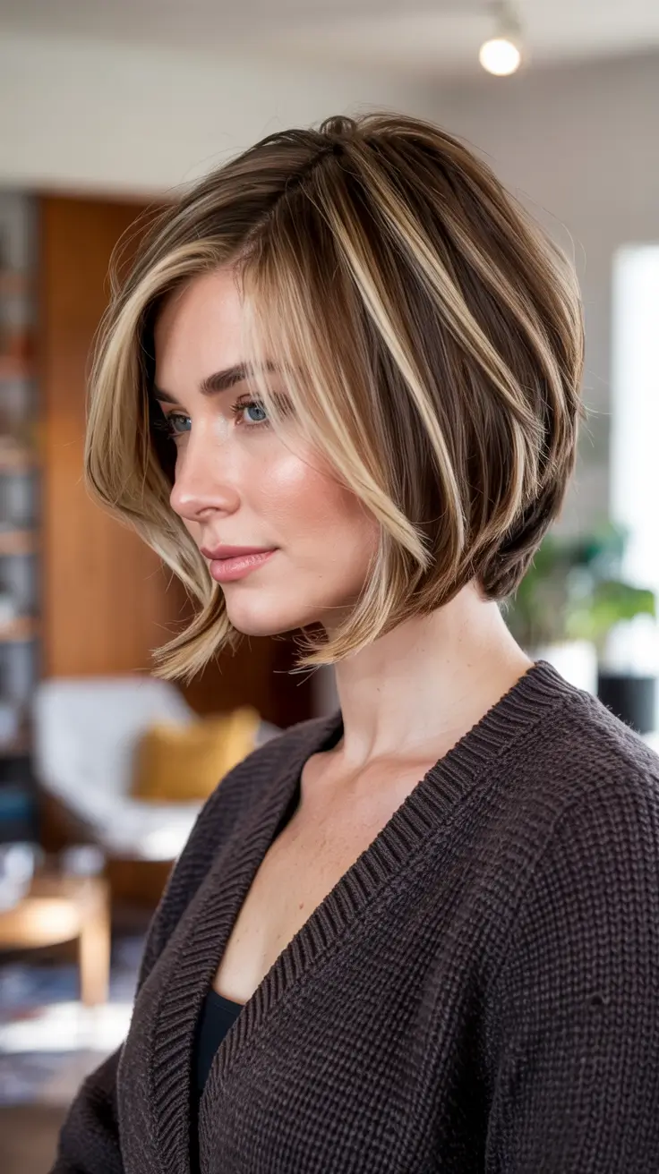 short haircuts with layers Honey Light Volume Bob