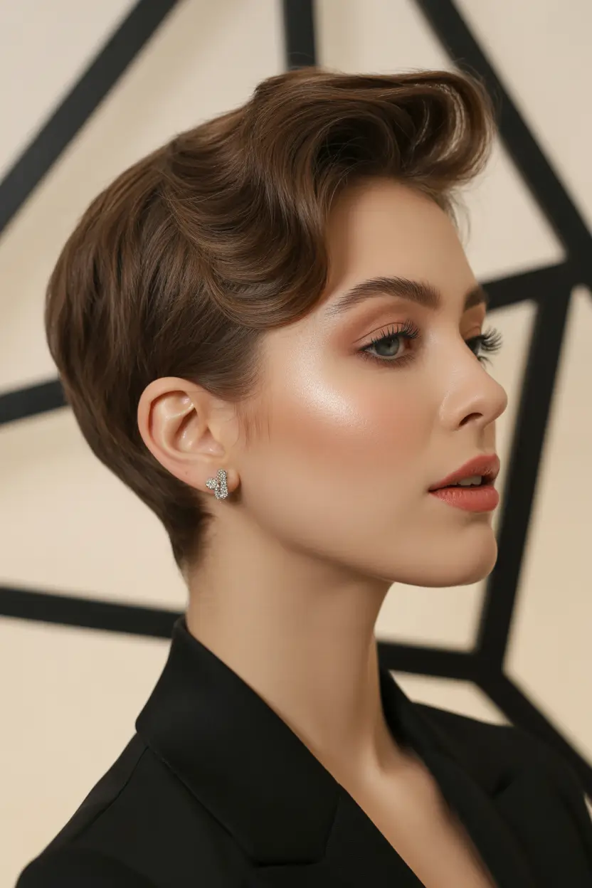 short hairstyles women Soft Sculpted Pixie Elegance