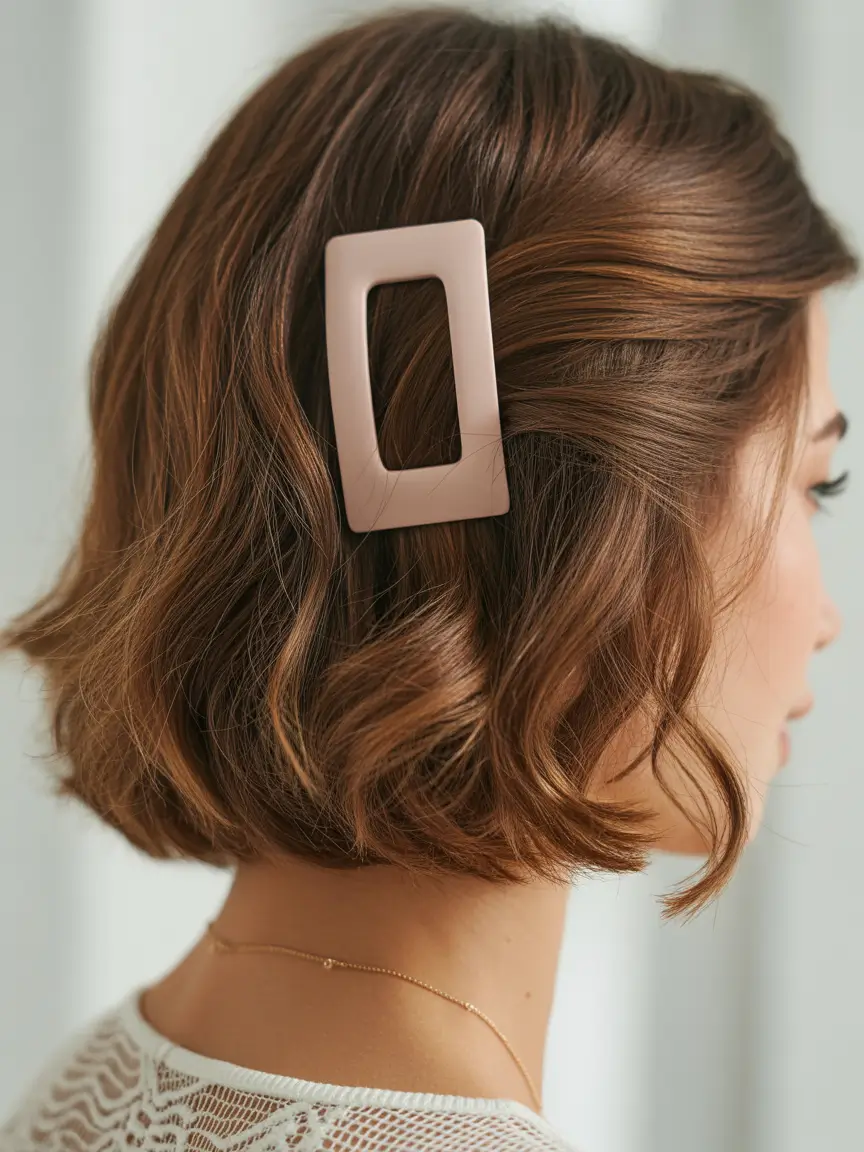 short hairstyles women Modern Hair Clip Statement