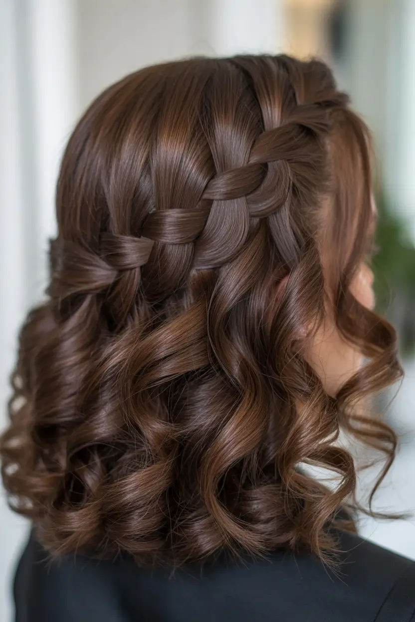 short hairstyles women Twisted Chocolate Waves
