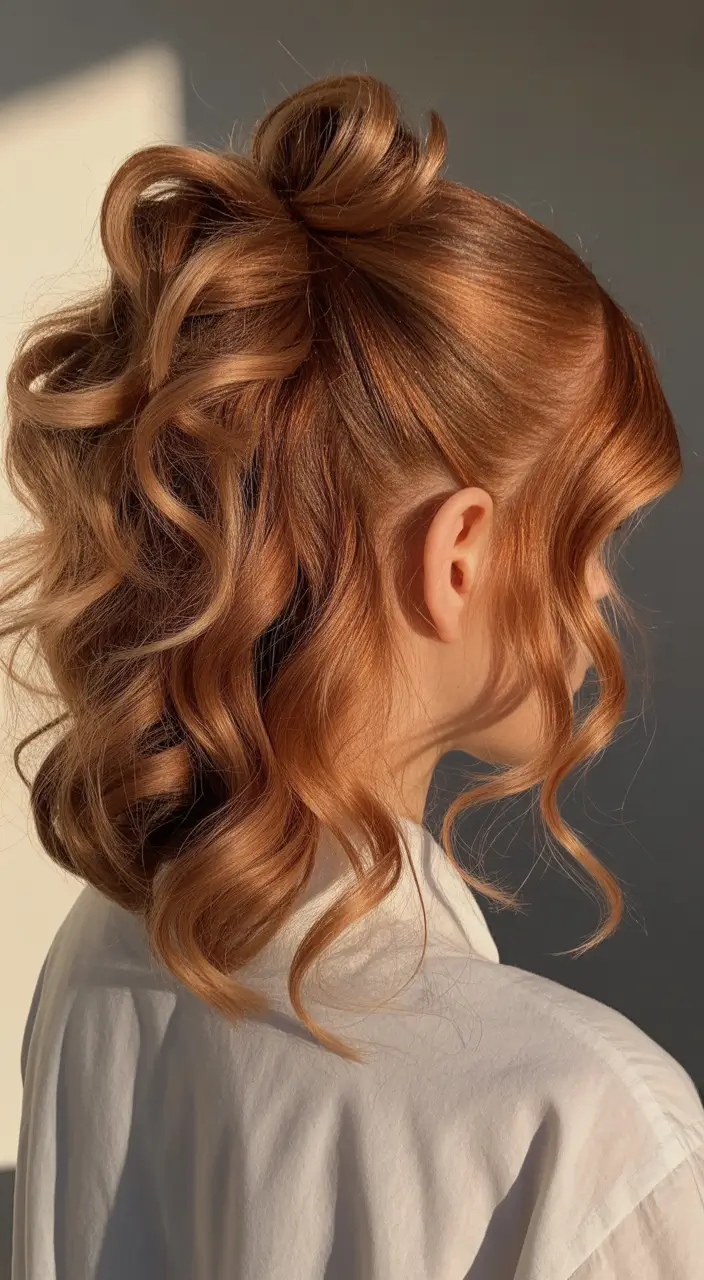 short hairstyles women Copper Curl Fantasy