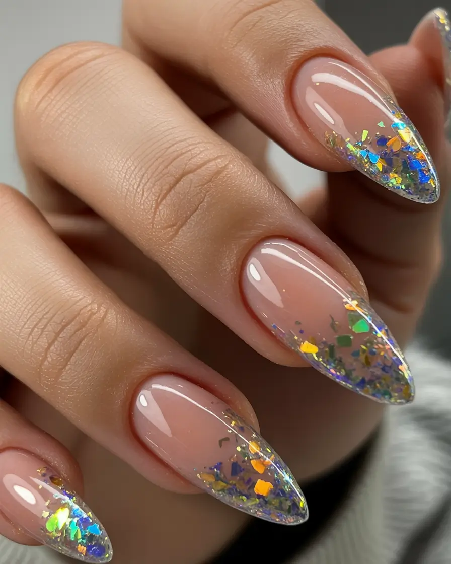 stiletto-nails-designs-Crystal-Flurry-Stiletto-Nails