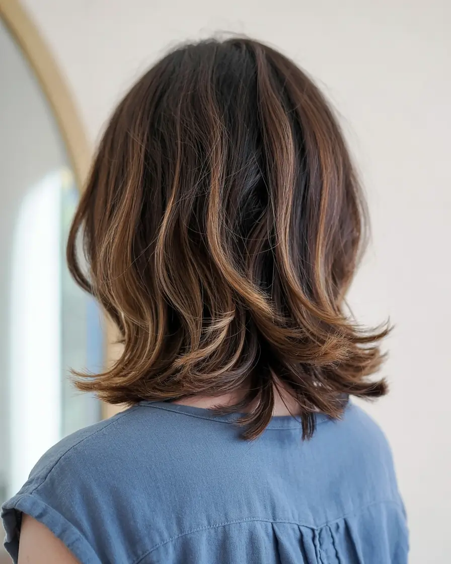 trendy haircuts 2026 Layered Shoulder Sweep