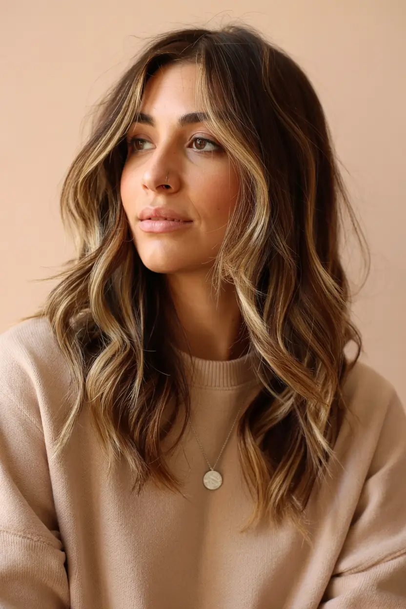 trendy haircuts 2026 Honeyed Waves with Effortless Lift
