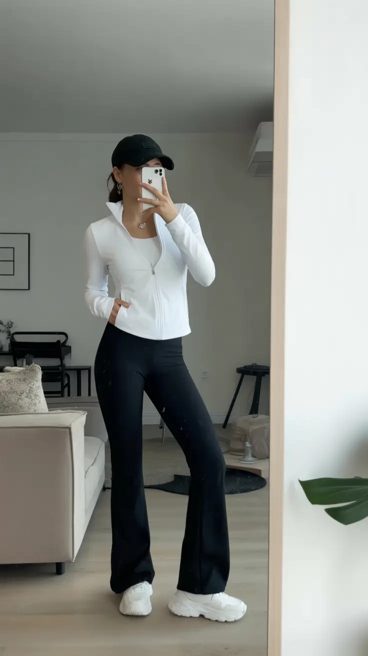 athletic spring workout outfits 2026 City Stretch and Flare Movement Fit