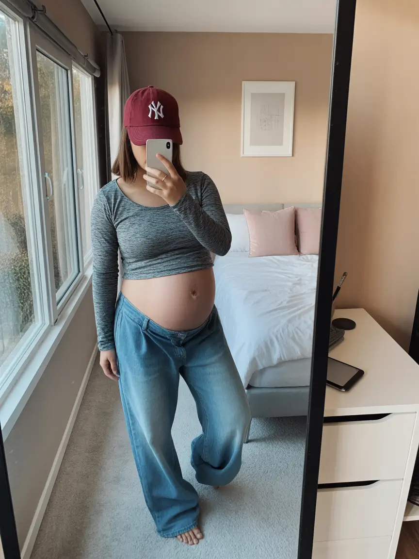 basic spring outfit for pregnant women 2026 Sporty Ease With a Springtime Attitude