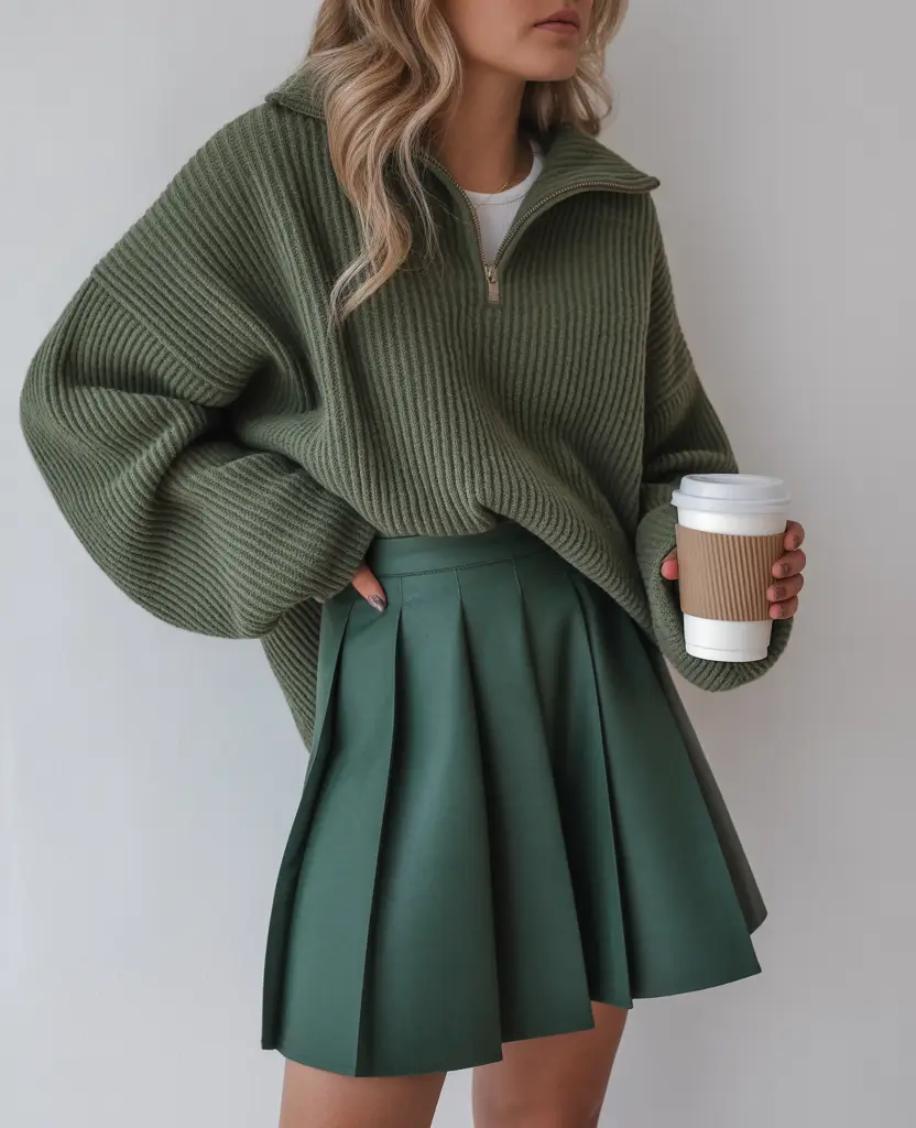 spring workwear 2026 Green Monotone Play That Feels Refreshingly Modern