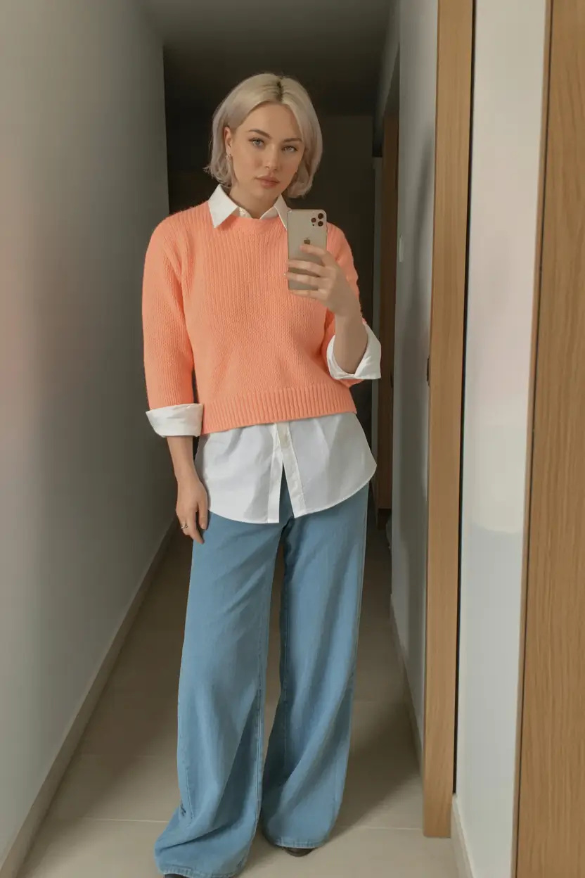 spring work outfits for women Spring Color Layering Mood