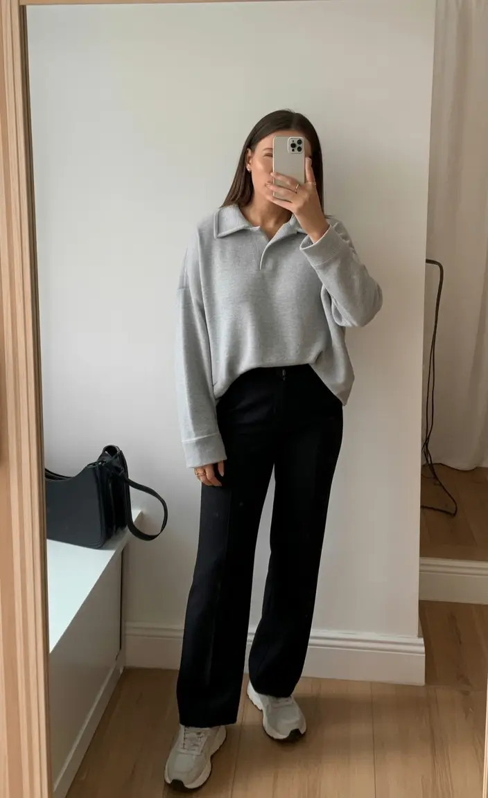 casual spring work outfits for women Soft Minimalist Layers for Early Spring Comfort