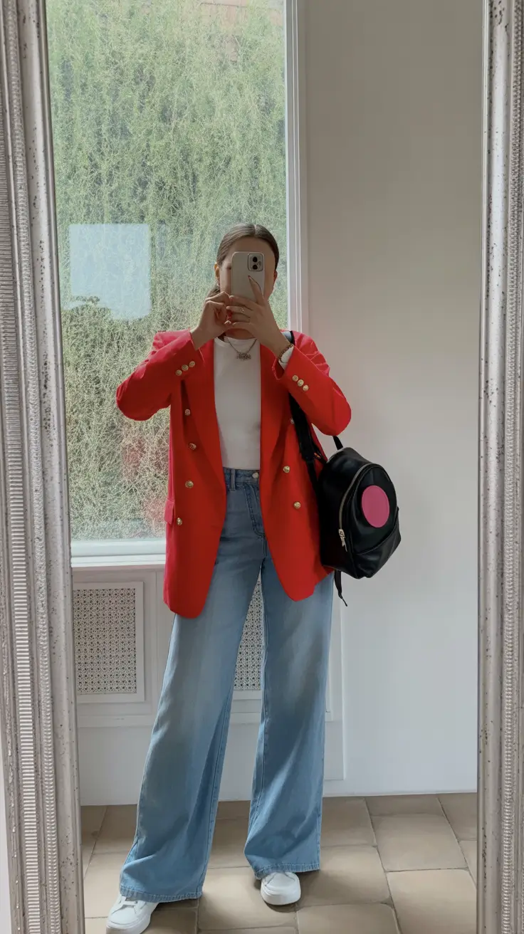 spring work outfits for women Bold Blazer Energy With Bright Spring Confidence