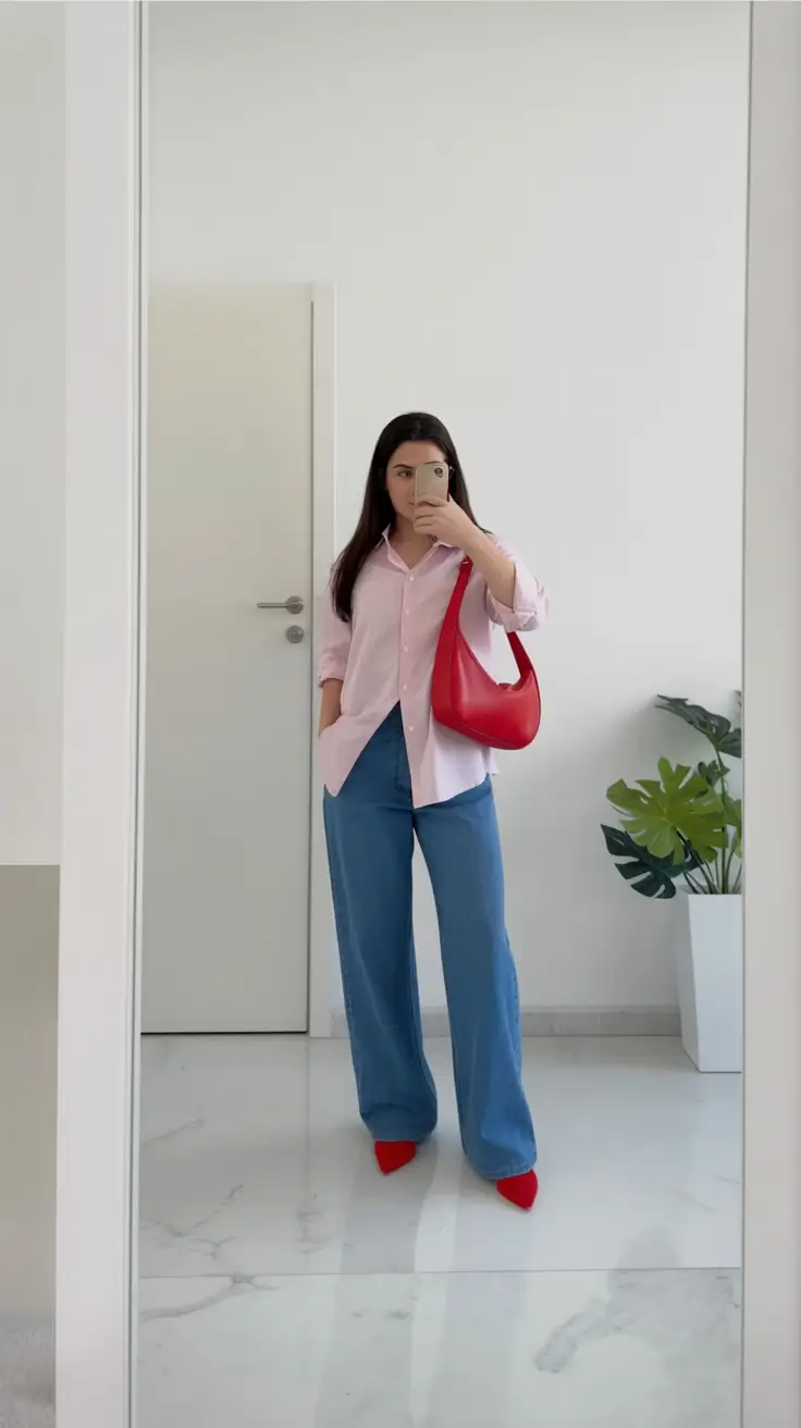 spring work outfits for women ideas 2026 Soft Pastels With a Sharp Color Pop