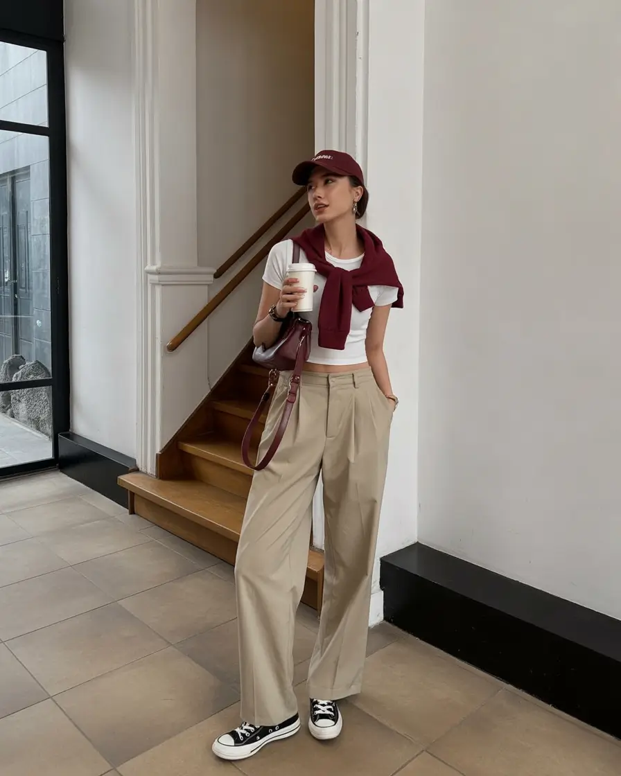 comfy spring outfits for cool spring 2026 cool girl sportswear twist