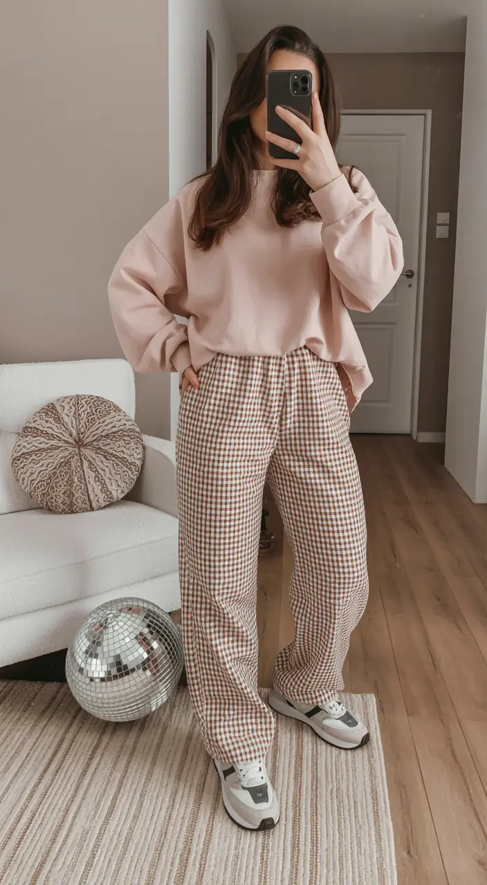 cozy spring travel outfits 2026 Pastel Comfort for Korean Inspired Airport Fashion