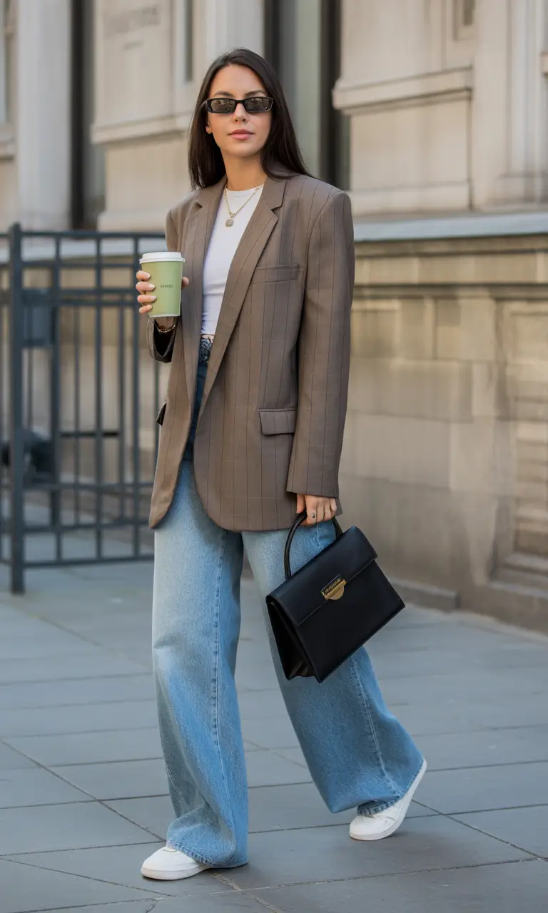 creating a spring capsule wardrobe 2026 Pinstripe Blazer Confidence for Modern Spring Days