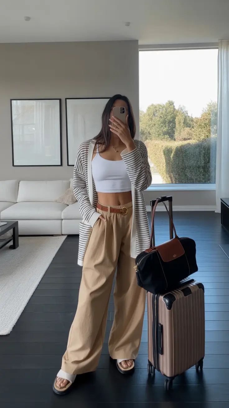 creating a spring capsule wardrobe 2026 Effortless Travel Neutrals with a Relaxed Silhouette
