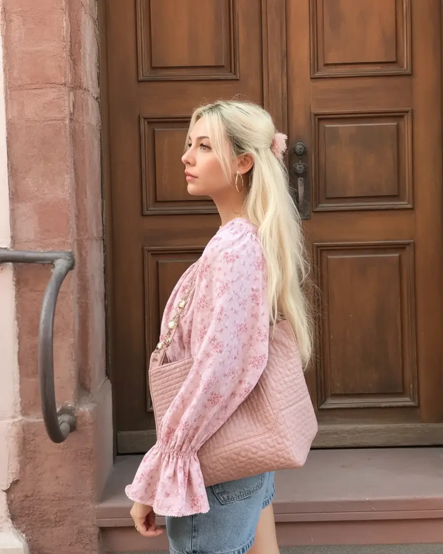 cute winery outfit spring 2026 Pretty Pastel Layers for Soft Spring Afternoons