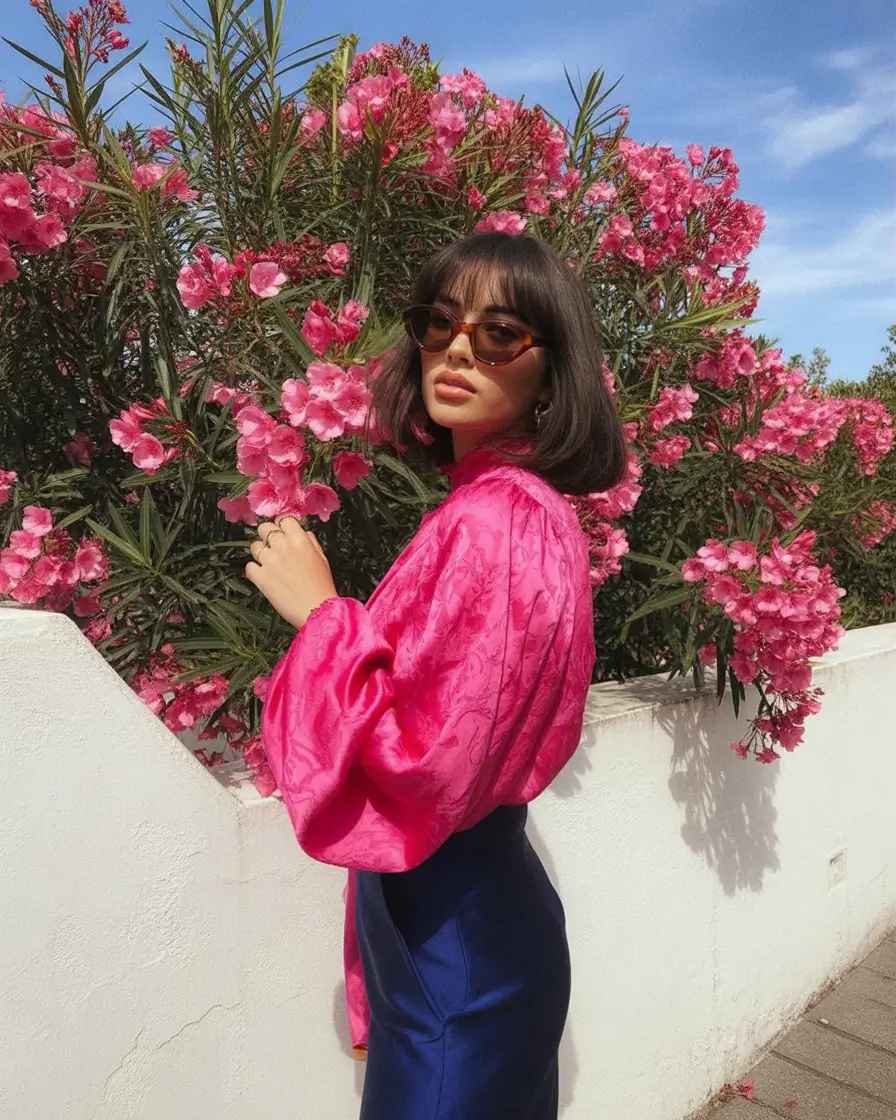 cute winery outfit spring 2026 Bold Color Play for Chic Spring Tastings