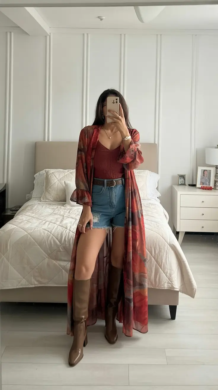 cute winery outfit spring 2026 Western Inspired Layers for Colorful Spring Tastings