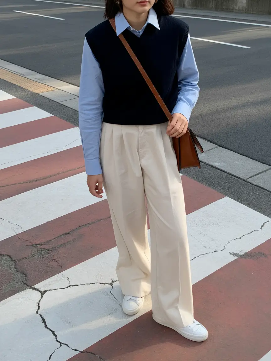 daytime spring fashion outfits 2026 Preppy Comfort With Soft Spring Neutrals