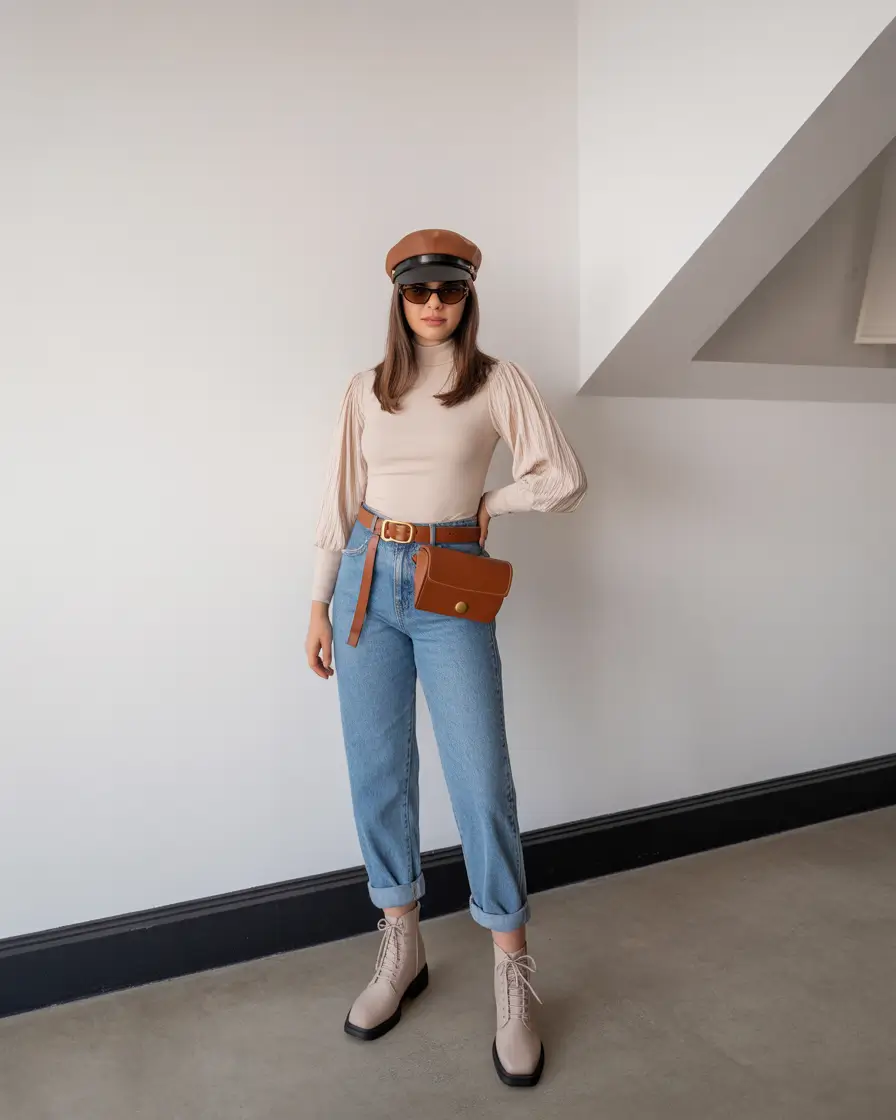 daytime spring fashion outfits 2026 Soft Neutrals With Playful Accessories