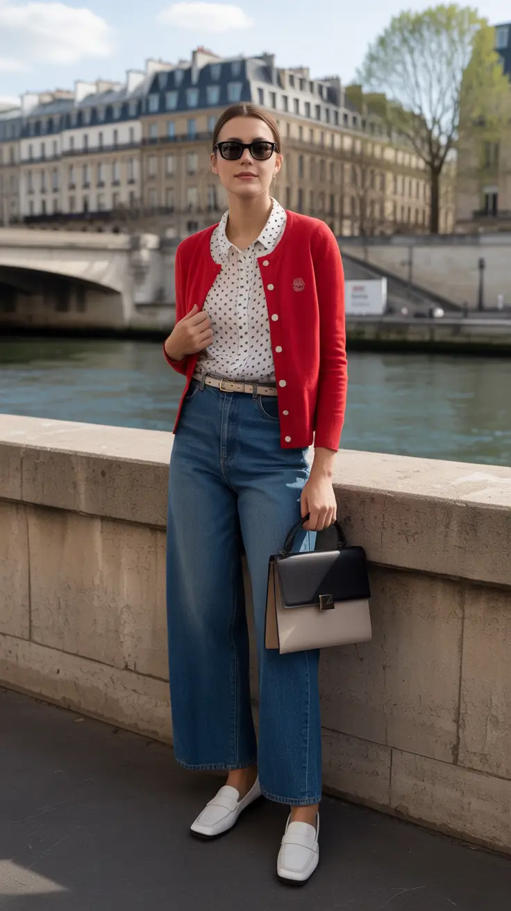 daytime spring fashion outfits 2026 Parisian Inspired Bright Spring Elegance