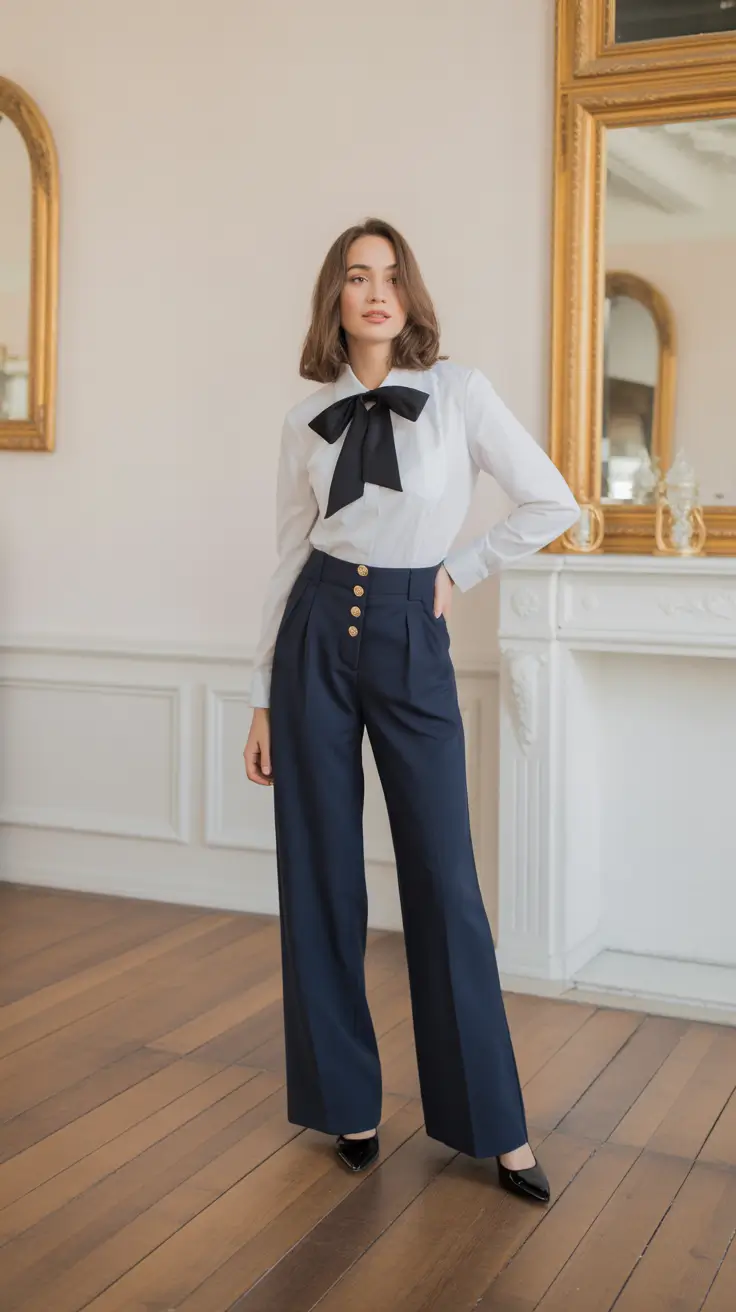 daytime spring fashion outfits 2026 Tailored Elegance With a Classic Spring Finish