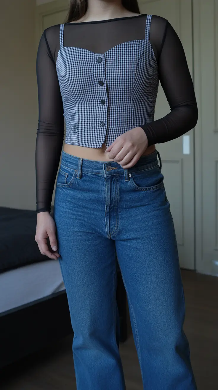 daytime spring fashion outfits 2026 Sheer Layers With Modern Playfulness