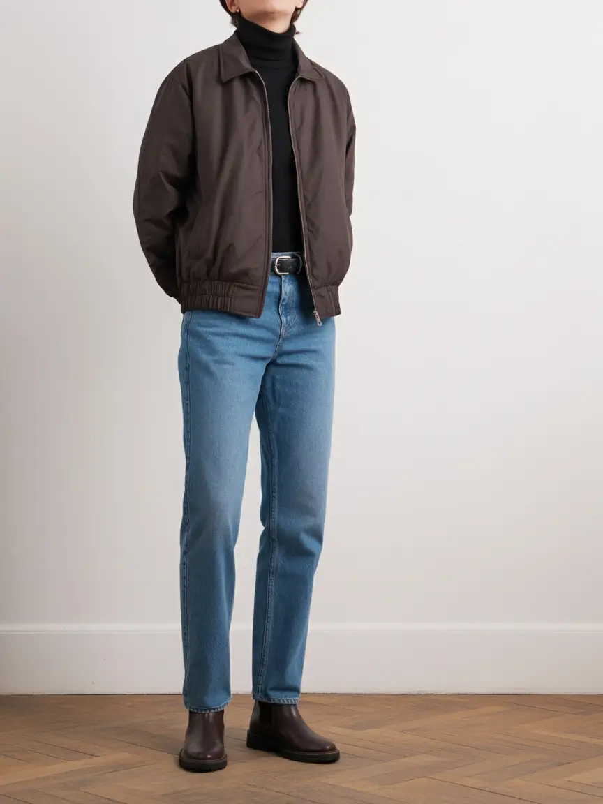 easy spring outfits for men 2026 Everyday Denim With a Soft Minimalist Structure