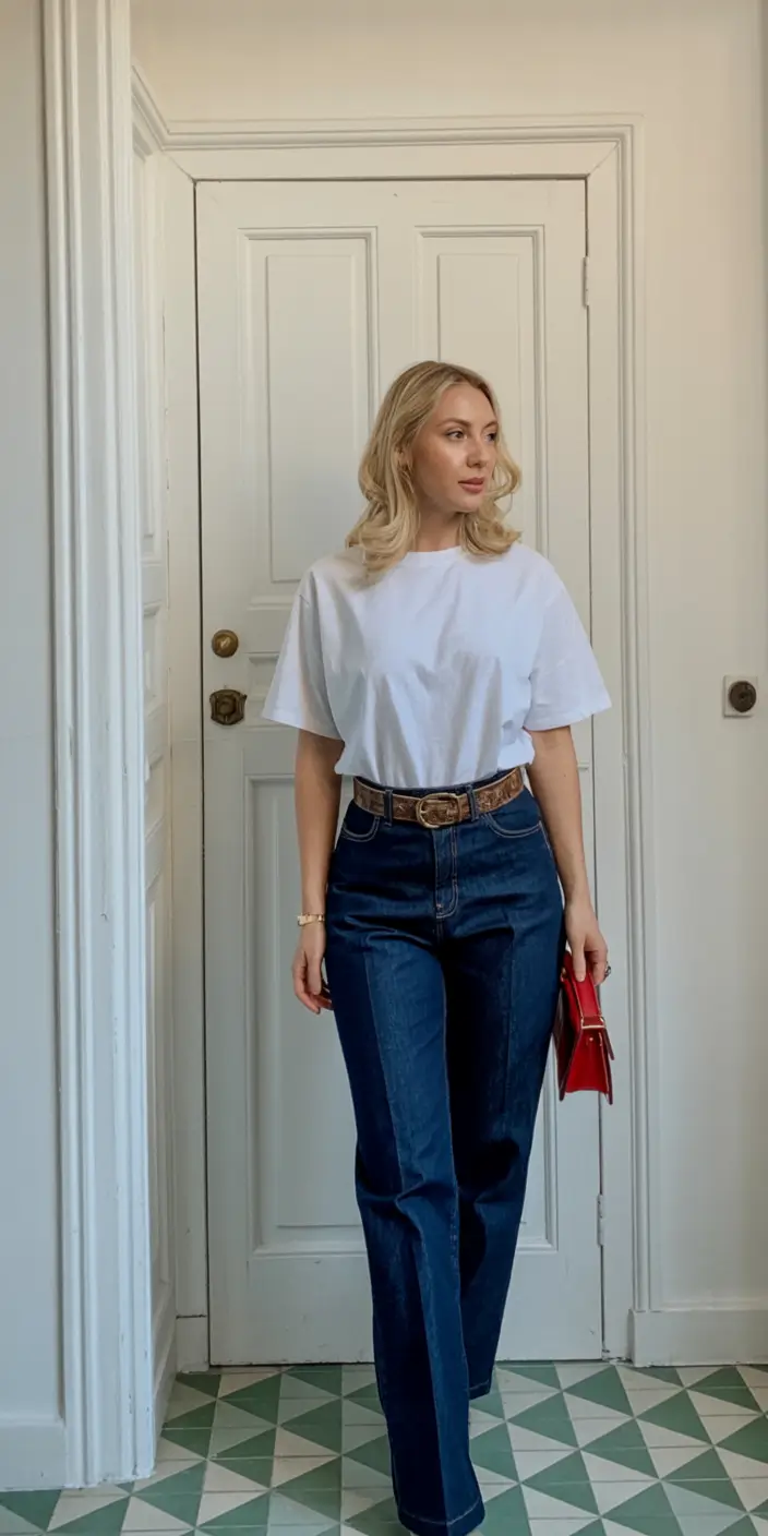 effortless spring style outfits 2026 Classic Denim With a Touch of Quiet Spring Polish