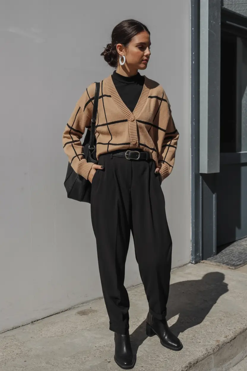 effortless spring style outfits 2026 Structured Layers With Warm Tones and Cool Intent