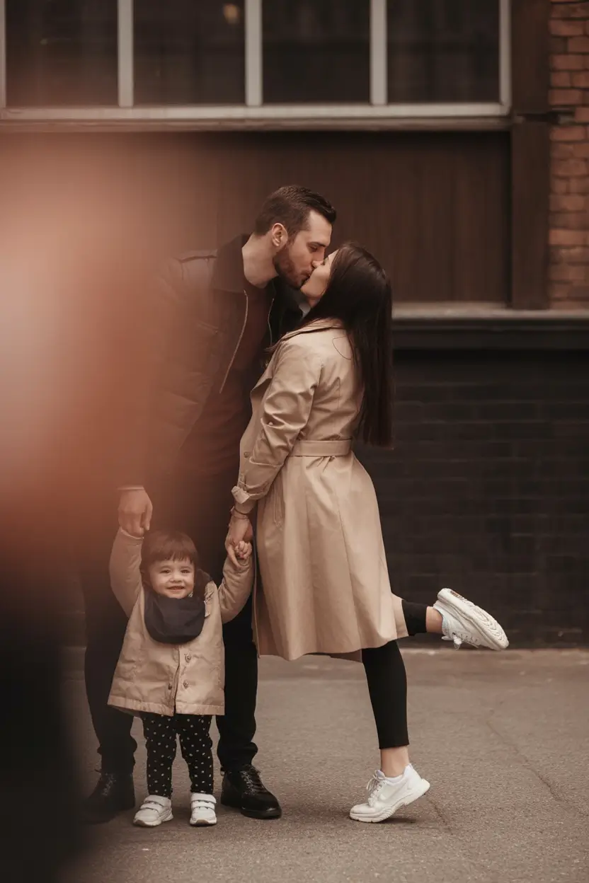 elegant spring family pictures outfits for 2026 Urban Trench Coat Coordination