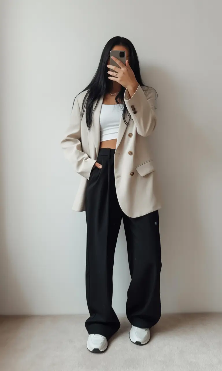 Every Day Spring Outfits to Love 2026 Neutral Blazer Energy for Modern Spring Confidence