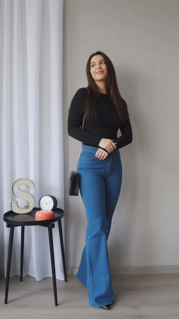 fancy spring birthday outfit 2026 Retro Denim Flair for a Cute Spring Birthday Moment