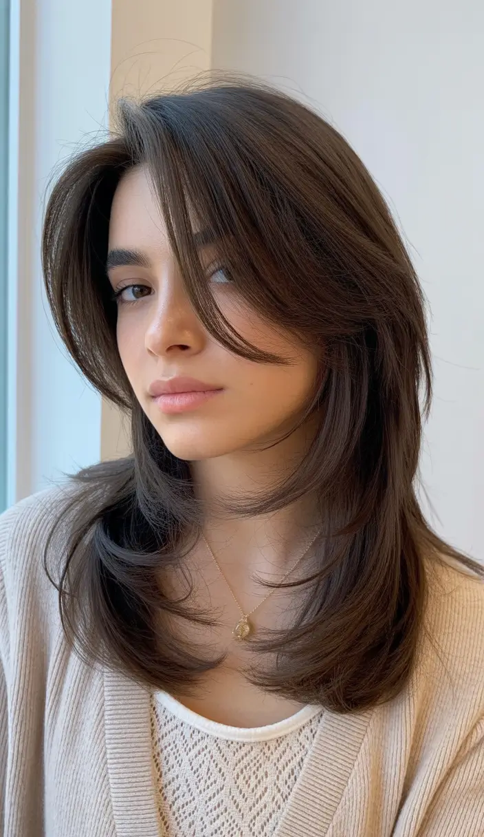 haircut ideas winter Soft Layered Movement With Effortless Volume